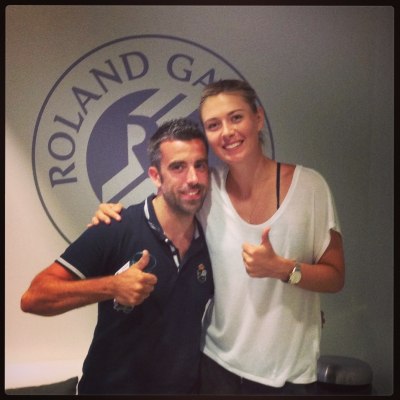 Benoit Mauguin et Maria Sharapova