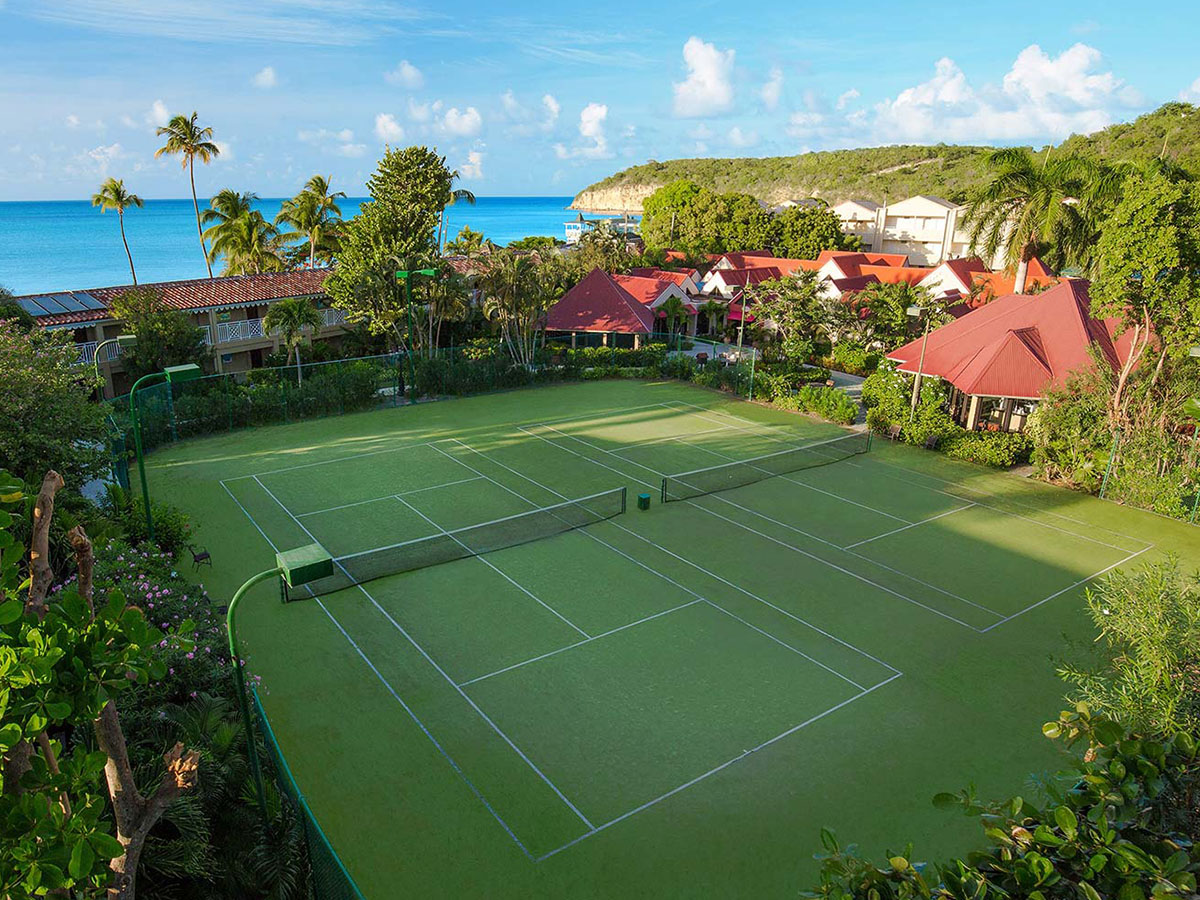 Un resort qui donne envie de jouer au tennis de manière intensive